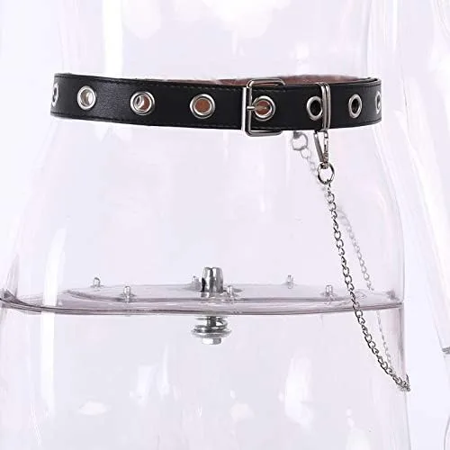Vista 5 de Falda plisada vestido gótico a cuadros punk oscuro mini lindo gótico de cintura alta