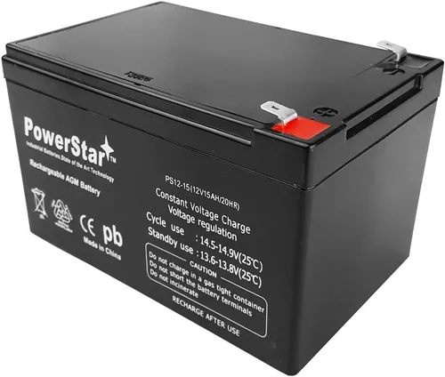 Vista 2 de PowerStar® Baterías para scooter Pride Mobility Go Go / 12V 15ah
