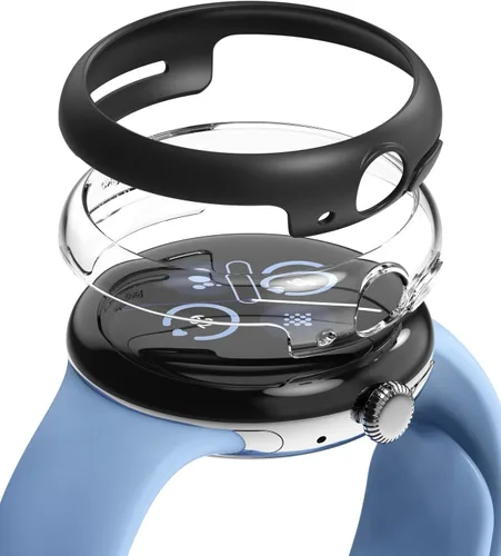 Vista 14 de Ringke - Funda para Google Pixel Watch [delgada, transparente y cromada] Transparente y cromado