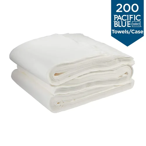 Vista 3 de Georgia-Pacific toallas desechables Soft-n-Fresh para el cuidado del paciente, Blanco, 200