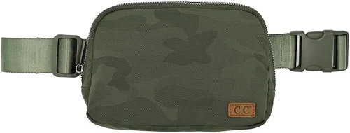Vista 22 de C.C Bolsa de cintura para mujeres – Riñonera acolchada cruzada para el cuerpo con correa ajustable, idea de regalo de moda, Ajuste regular