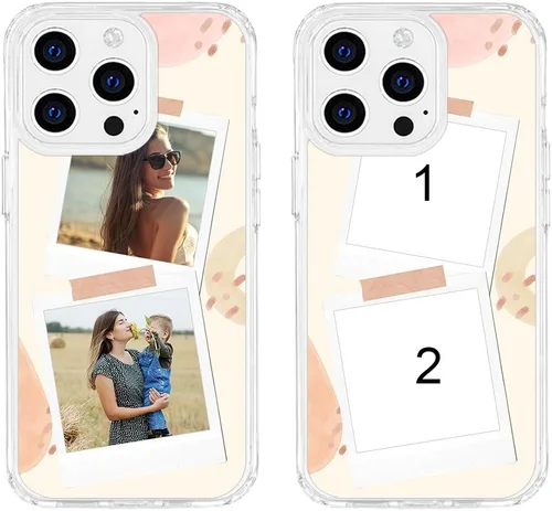 Vista 64 de Funda de teléfono personalizada para Apple iPhone 8 Plus iPhone 7 Plus, personalizada con foto, imagen, texto, imagen, diseño de imagen