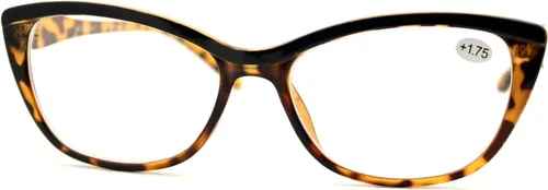 Vista 6 de PASTL Gafas de lente transparente con lente de lectura bifocal para mujer, Cateye rectangular