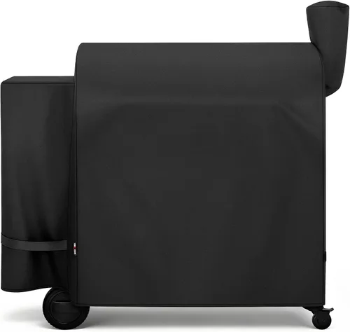 Vista 8 de Cubierta para parrilla Unicook compatible con Traeger Pro 22/ Pro 575 Series con pellets de madera, cubierta impermeable resistente para barbacoa al