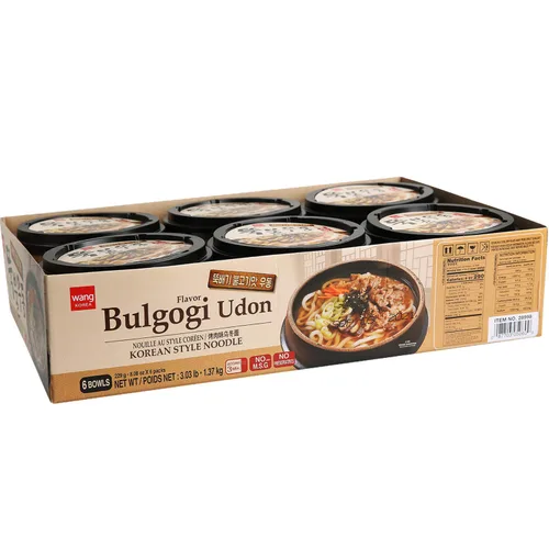 Vista 4 de Wang Bbacoa coreana Bulgogi saborizada Udon, Katsuo Udon