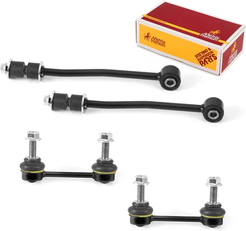 Vista 144 de Metrix Premium Chassis Parts - Kit de 4 piezas de barra estabilizadora delantera y trasera con enlace de extremo de barra estabilizadora para Ford