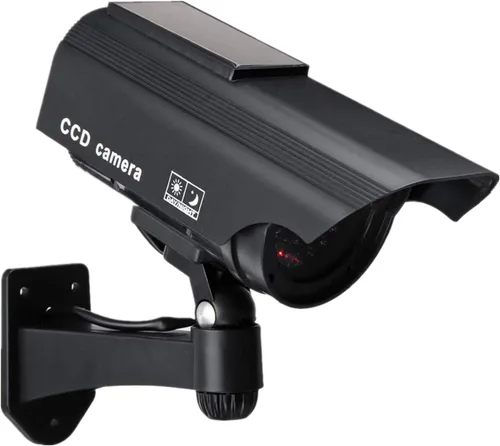 Vista 8 de Cámara de seguridad falsa, sistema de vigilancia CCTV falso (1, negro)
