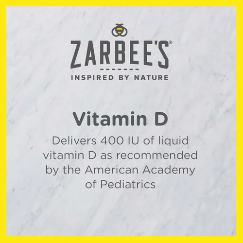Vista 2 de Zarbee's Naturals para bebé, 531, suplemento de vitamina D Vitamin D Supplement), 1, 1