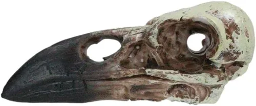 Vista 7 de Ebros Gift Huginn and Muninn - Colgante pequeño de relicario, cuervo cuervo, calavera, talismán, accesorio de joyería, osario, escultura macabra