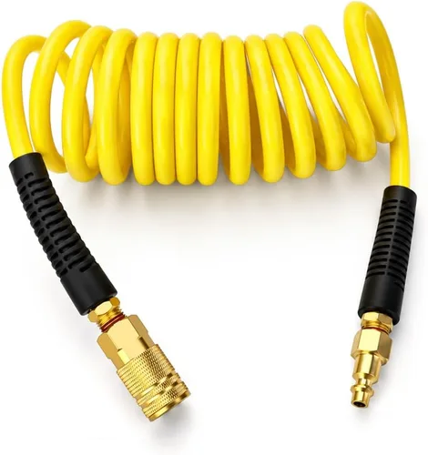 Vista 8 de 2 mangueras de aire de retroceso de poliuretano, 1/4 pulgadas de Amarillo