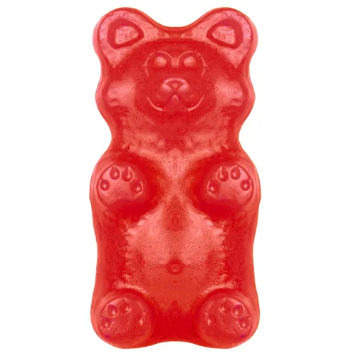 Vista 8 de Oso de goma gigante de 2 libras (frambuesa azul)