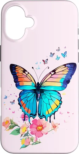 Vista 23 de iPhone 16 Mariposa Hermosa Mariposas Coloridas Amante Entomólogo Caso