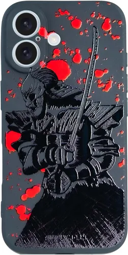 Vista 92 de SIMPLYMDRN Funda delgada para iPhone 12 Pro Max, diseño de guerrero, funda genial para hombres, funda de soldado de combate, delgada y flexible
