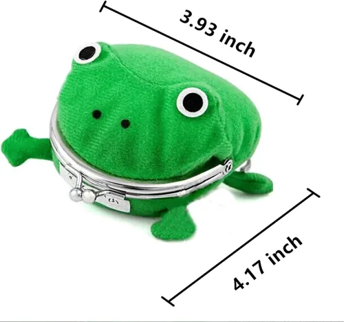 Vista 2 de Bonita cartera de rana con diseño de anime, cosplay, dibujos animados, gatito, cartera de intercambio de ranas, monedero pequeño, divertido regalo