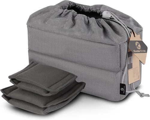 Vista 20 de Bolso a prueba de golpes Koolertron para cámaras DSLR o SLR. Separadores acolchados para personalizar el bolso.