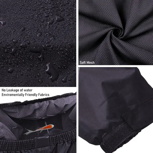 Vista 4 de WENTTUO Chaqueta impermeable para hombre, chaqueta de lluvia para hombre, traje de pantalones, abrigos de lluvia para hombres, equipo de lluvia