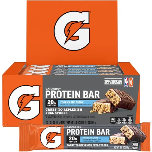 Vista 10 de Gatorade - Barras de recuperación de proteína de suero de leche, 12 unidades, sabor malvavisco (paquete de 1)