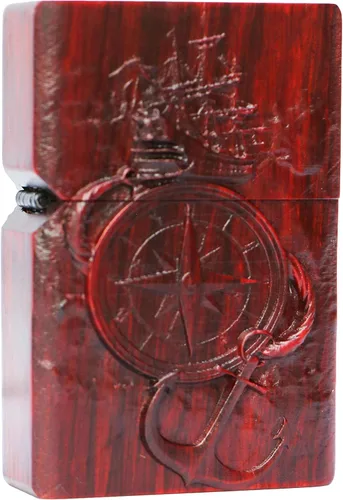 Vista 15 de Carcasa exterior de palisandro Huanghuali natural tallado para módulo Zippo (1000 brazos Avalokiteshvara de la diosa 3#)