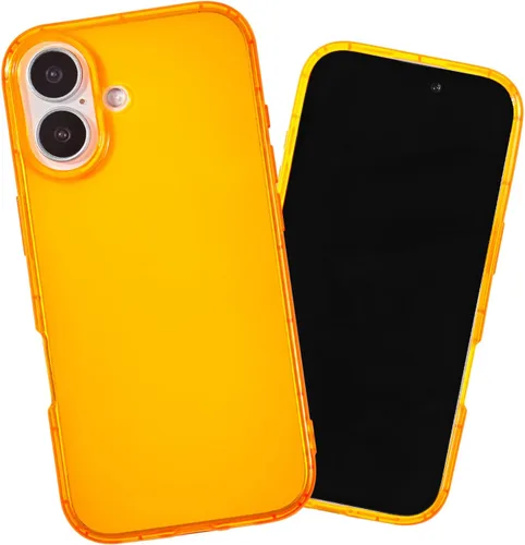 Vista 43 de SteepLab Neon Highlighter - Funda para iPhone 12 Pro Max, funda Grippy Jelly con bolsillos protectores de aire (amarillo neón llamativo)