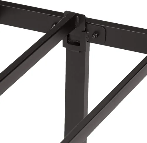 Vista 5 de Amazon Basics - Base de cama robusta y resistente con plataforma de almacenamiento tamaño Queen, soporte de listones de acero, sin ruido, de fácil