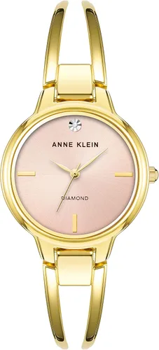 Vista 7 de Anne Klein - Reloj de brazalete con esfera de diamante auténtico para mujer