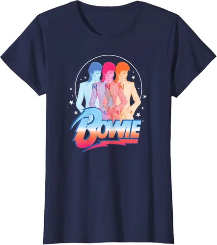 Vista 27 de David Bowie - Camiseta Bowie 3D, Negro