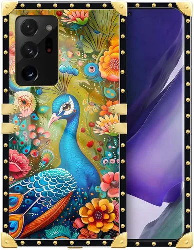 Vista 21 de Funda para Samsung Galaxy Note 20 Ultra, funda cuadrada protectora de TPU suave a prueba de golpes, Galaxy Note 20 Ultra (6.9 pulgadas)