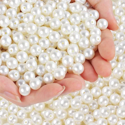 Vista 9 de Phinus 6000 Pz Cuentas de Perla de 4mm con Agujero, Perlas Redondas para Manualidades, Cuentas de Perla Sueltas para Hacer Joyas, Perlas para Hacer