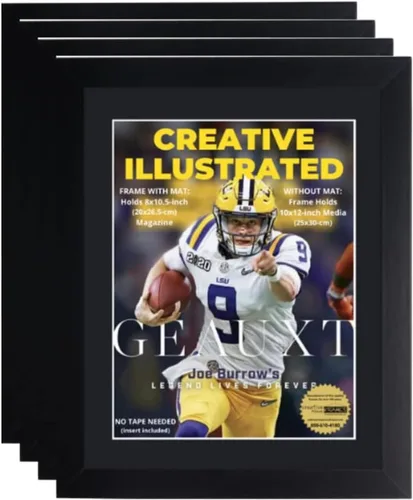 Vista 21 de Creative Picture Frames - Marco de fotos para revistas Sports Illustrated, de 8 x 10.5 pulgadas, adecuado para ediciones de coleccionista