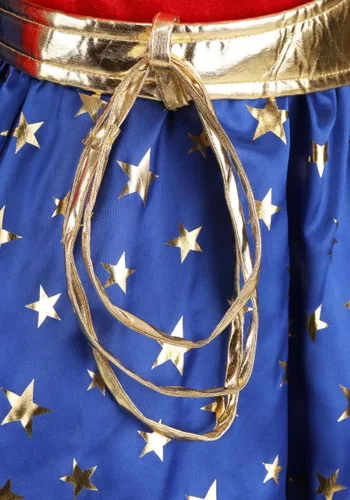 Vista 4 de Vestido de Manga Larga de Wonder Woman para Adultos Multicolor
