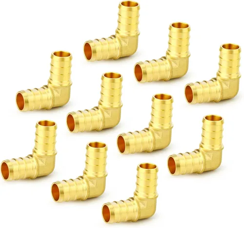 Vista 37 de GASHER 10 piezas sin plomo latón 1 "acoplamiento Pex, accesorios Pex de 1 pulgada para tubería Pex