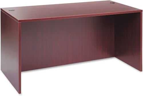 Vista 9 de Alera Valencia Series - Carcasa de escritorio de 48 x 30 x 29-1/2 pulgadas, color cereza mediana Cereza (Medium Cherry)