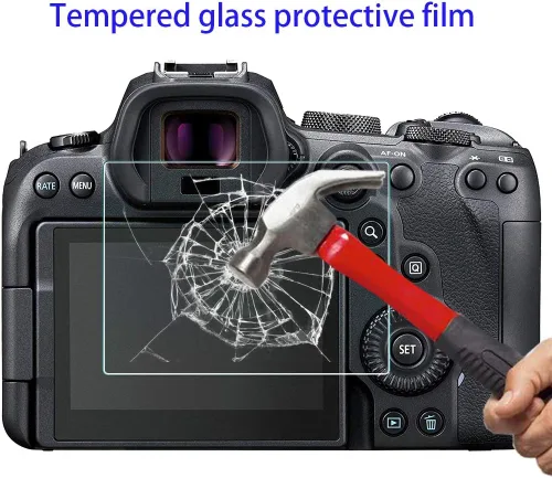 Vista 4 de Protector de pantalla para cámara réflex digital Canon EOS 5D (no para 5Ds) Mark IV III 5DIV 5DIII 5D4 5D3 (para accesorios), película de vidrio