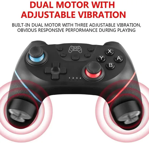 Vista 4 de Controlador de interruptor controlador profesional inalámbrico para interruptorSwitch LiteSwitch OLED interruptor remoto Gamepad con joystick