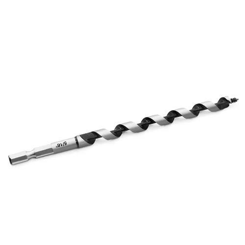 Vista 8 de Broca de taladro de 1-1/2 pulgadas x 12 pulgadas de largo para madera, vástago hexagonal, para madera blanda y dura, plástico, paneles de yeso
