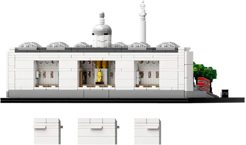 Vista 4 de LEGO Architecture 21045 Kit de construcción del edificio de la plaza Trafalgar (1197 piezas)