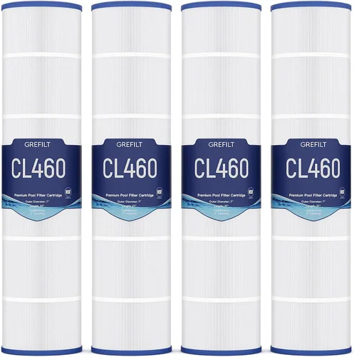 Vista 8 de Cartuchos de filtro de piscina CL340, compatibles con Jandy CV340, reemplaza al OEM A0557900, Pleatco PJAN85, Unicel C-7459, Filbur FC-0800, paquete