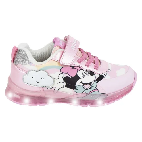 Vista 3 de Zapatillas Deportivas con LED Minnie Mouse Rosa