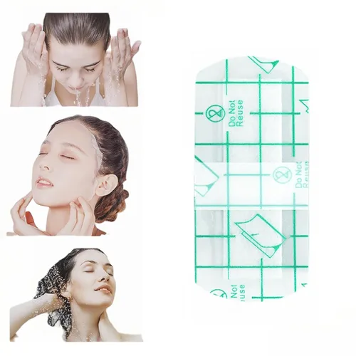 Vista 6 de Hipifans Protector de ojos de plástico desechable para protección de tatuajes de cejas, 40 unids/set cinta protectora impermeable pasta de cuidado