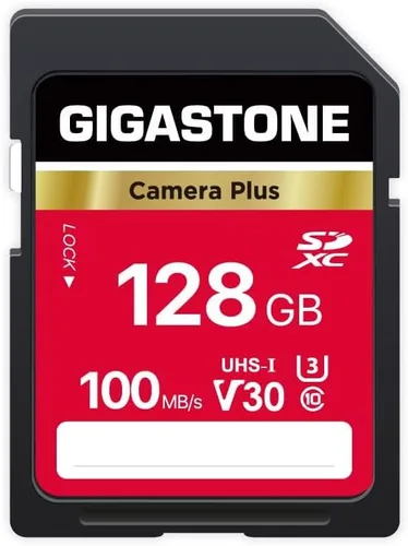 Vista 7 de GIGASTONE Paquete de 2 tarjetas SD de 128 GB, cámara Plus, UHS-I U3 Clase 10, tarjeta de memoria SDXC Full HD para cámara digital Canon, tarjeta SD