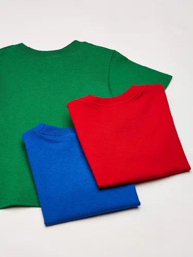 Vista 4 de Disney Paquete de 3 camisetas Mickey Goofy Donald para niños pequeños