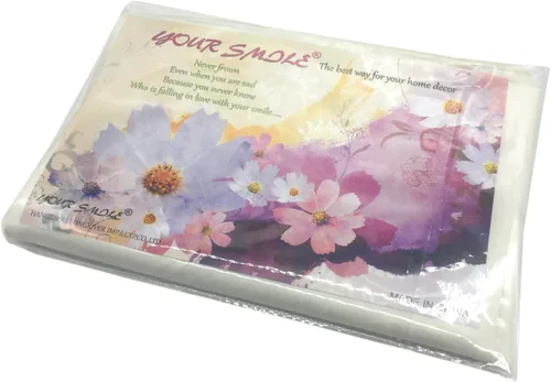 Vista 9 de Fundas de almohada YOUR SMILE con diseño cuadrado y floral, 18 x 18 pulgadas
