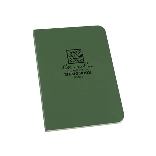 Vista 5 de Rite in the Rain cuaderno de bolsillo tapa blanda para todos los climas, Verde