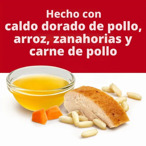 Vista 4 de Campbell's - Sopa condensada de pollo y arroz, lata de 10.5 onzas