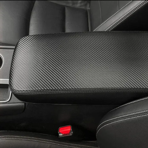 Vista 14 de XITER Con logotipo "Altima" protector para reposabrazos de automóvil, 1 almohadilla de cuero para consola central para Nissan Altima 2013-2018