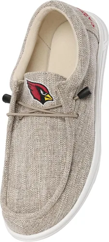 Vista 11 de FOCO Men's NFL Team Logo Lightweight Loafers Lace Up Cotton Knit Shoes