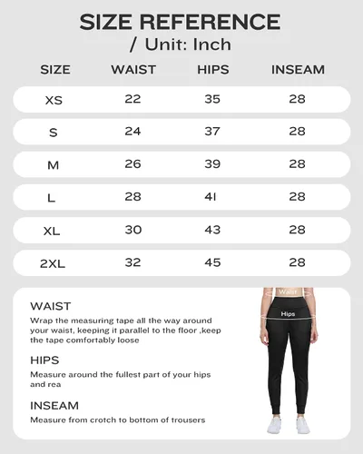 Vista 6 de WHOUARE Pantalones deportivos para mujer, leggings deportivos de entrenamiento con bolsillos, cintura alta, pantalones de yoga para gimnasio, correr