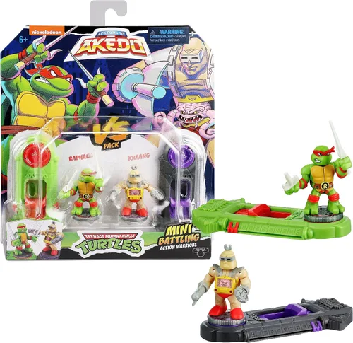 Vista 7 de Legends of Akedo Teenage Mutant Ninja Turtles. Mini guerreros de batalla contra paquete Donatello Vs Baxter Stockman M