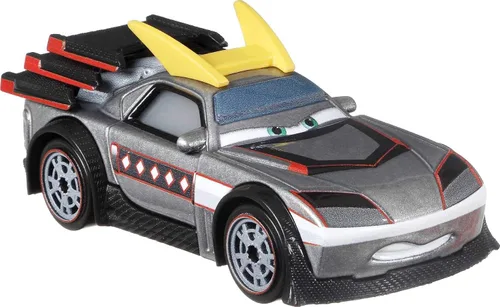 Vista 2 de Disney Cars Toys Kabuto, miniatura, juguetes coleccionables de autos de carreras basados en películas de autos, para niños de 3 años en adelante