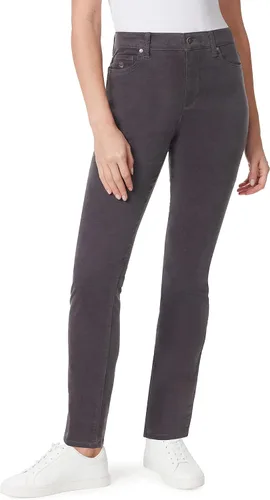 Vista 16 de Gloria Vanderbilt Women's Amanda Corduroy Slim High Rise Pant Regular Negro